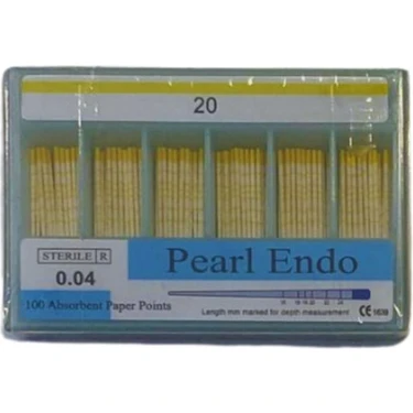 Pearl Endo Paper Point (Düz, 04 açılı,06 açılı)